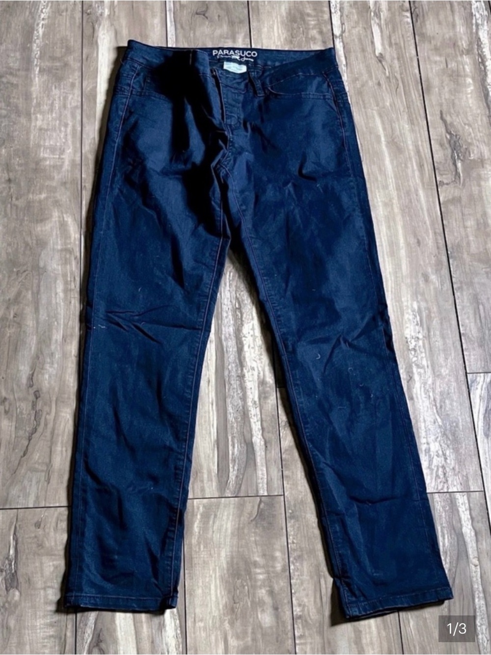 Parasuco Slim Leg Blue Pants Size 28